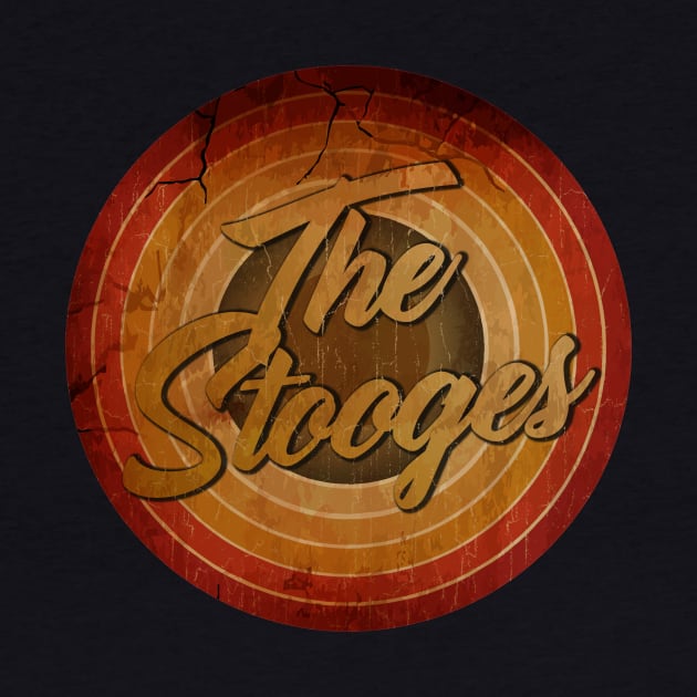arjunthemaniac, THE Stooges circle vintage retro faded by arjunthemaniac
